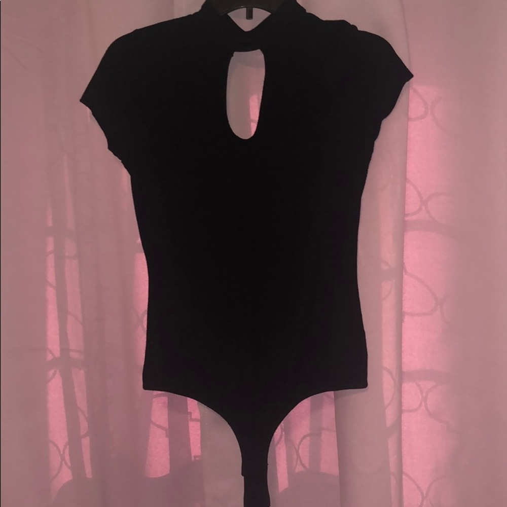 Black ME to WE leotard shirt